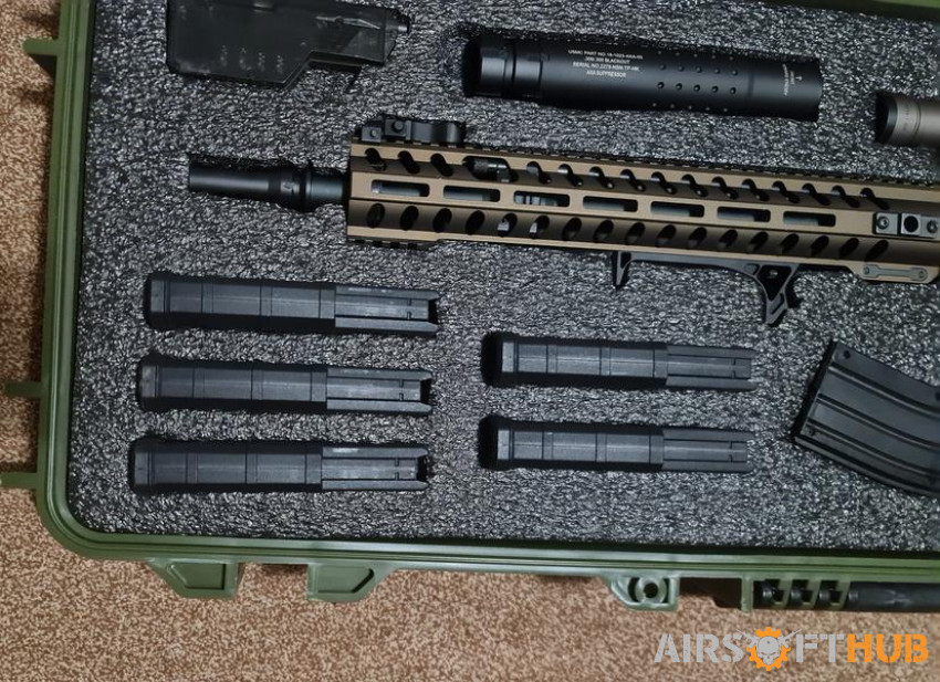 Rare ares ar308L deluxe with e - Used airsoft equipment