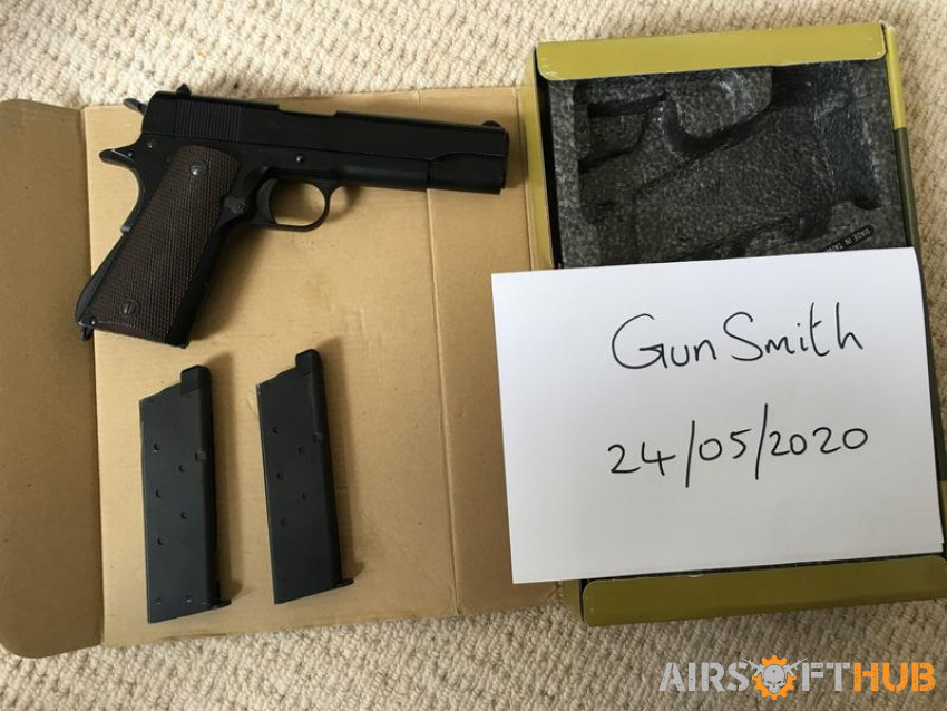 KSC M1911A1 Gas BB pistol - Used airsoft equipment