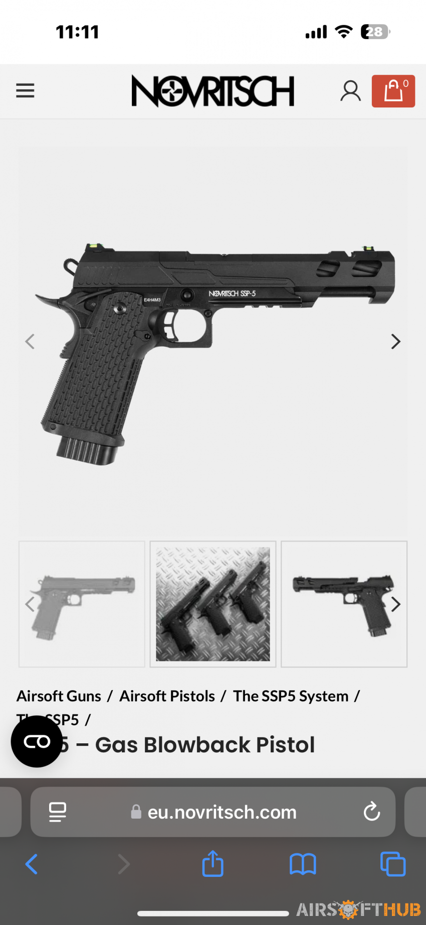 Wanted novristch pistols - Used airsoft equipment