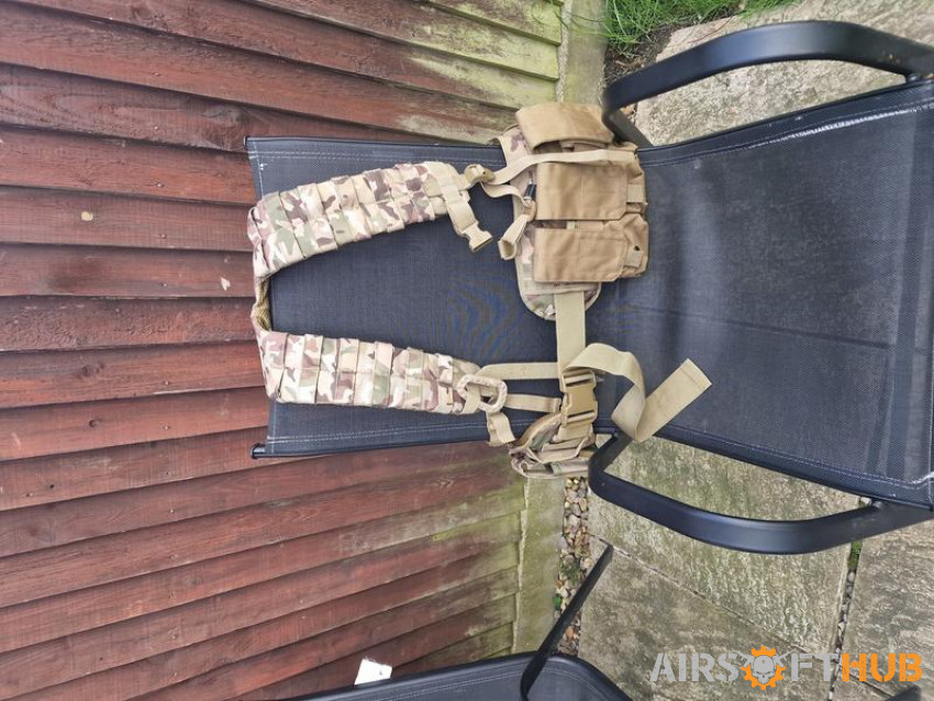 Military yoke with viper belt - Used airsoft equipment