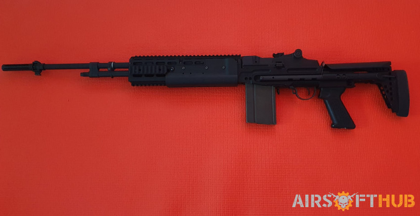 G&G M14 EBR Long AEG-Upgraded - Used airsoft equipment