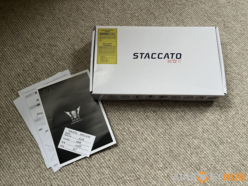 Staccato 2011 Army Armament - Used airsoft equipment