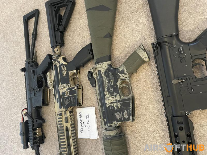 Many AEG’s - Used airsoft equipment