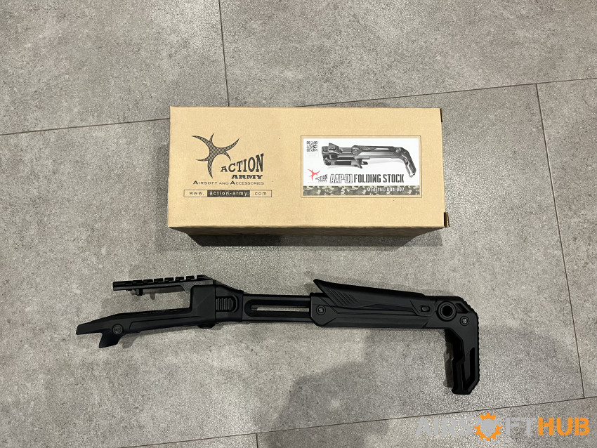 AAP-01 Stock/Rails/Handle - Used airsoft equipment