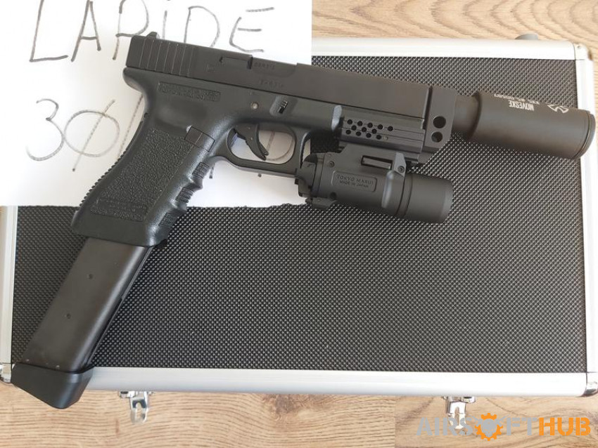 Upgraded Tokyo Marui Glock 18C - Used airsoft equipment