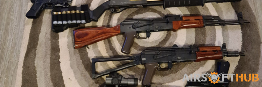 Real wood AK - Used airsoft equipment