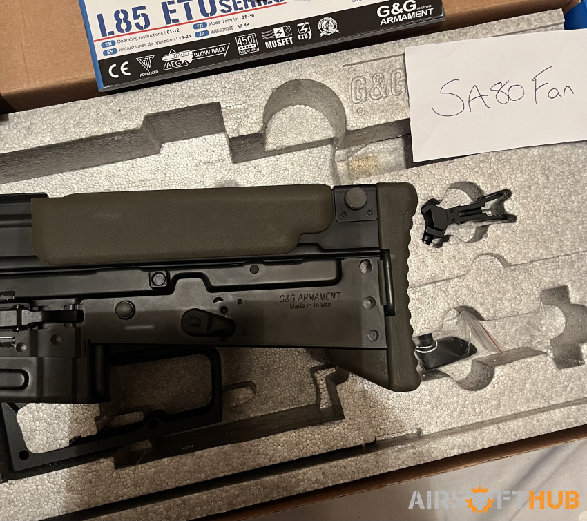 NEW G&G L85 A2 Carbine Rifle - Used airsoft equipment