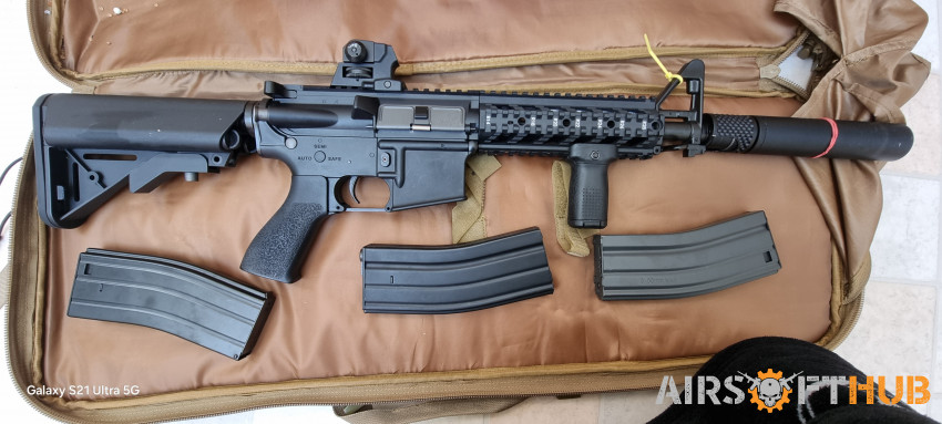 Cm16 and asg sniper - Used airsoft equipment