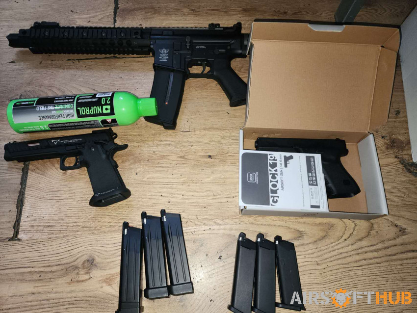 Clear equipment - Used airsoft equipment