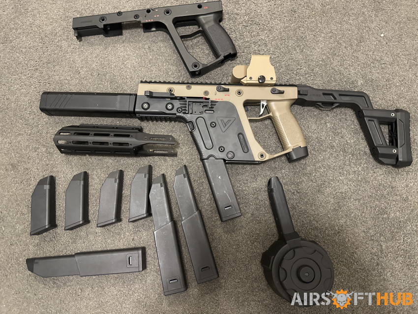 Krytac vector (upgraded) - Used airsoft equipment