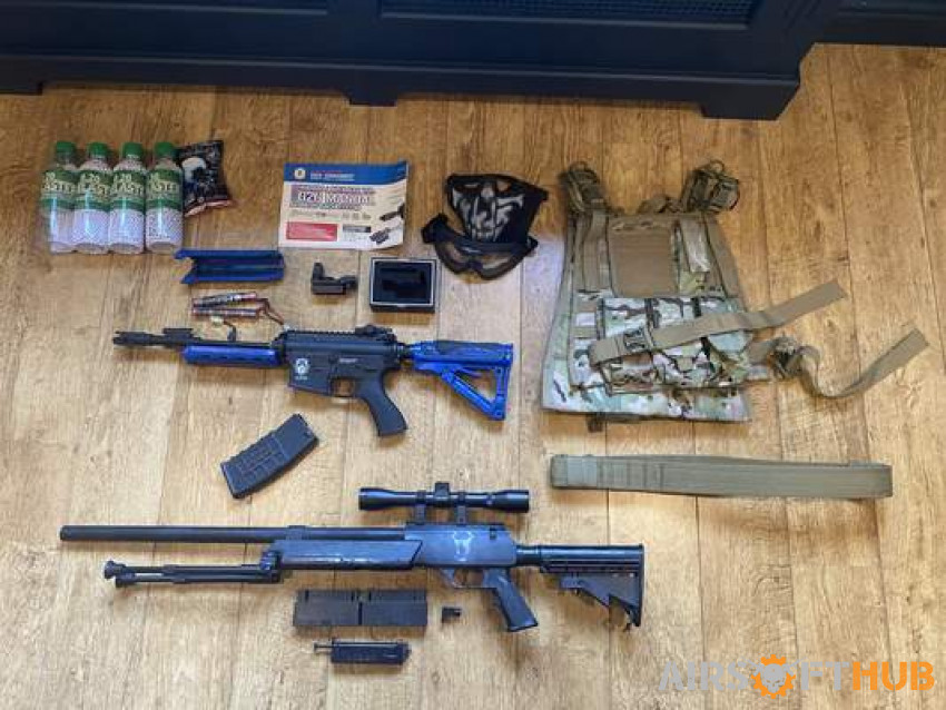 Job lot of Airsoft stuff - Used airsoft equipment