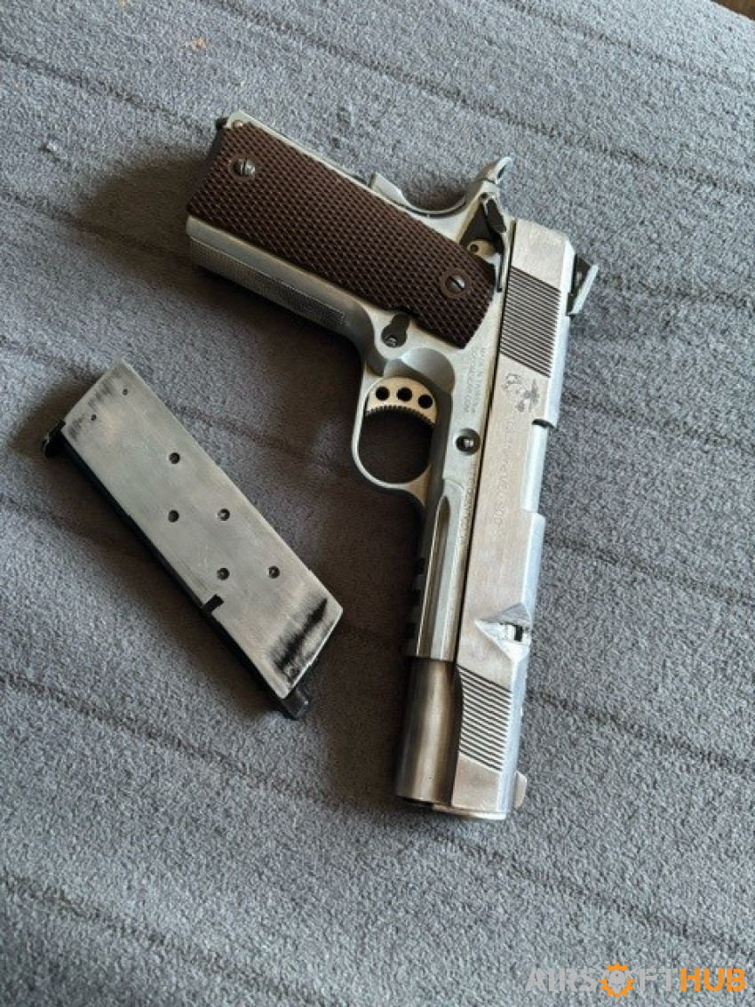 Socomgear Silver1911 green gas - Used airsoft equipment