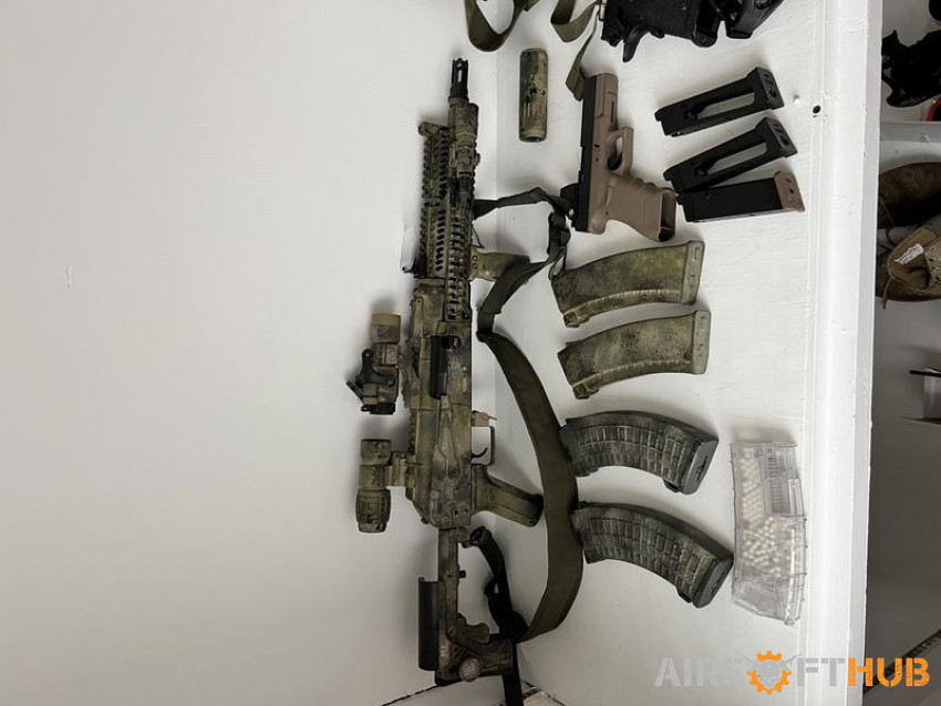 AK 105 Gloc 19 and Colt sti - Used airsoft equipment