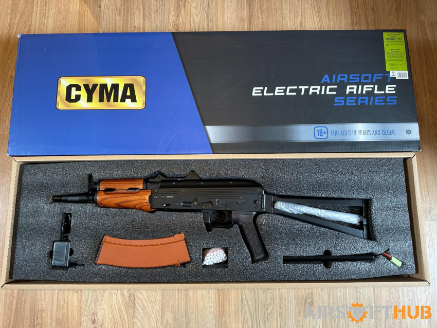 CYMA AKS-74U CM.045A Real Wood - Airsoft Hub Buy & Sell Used Airsoft ...