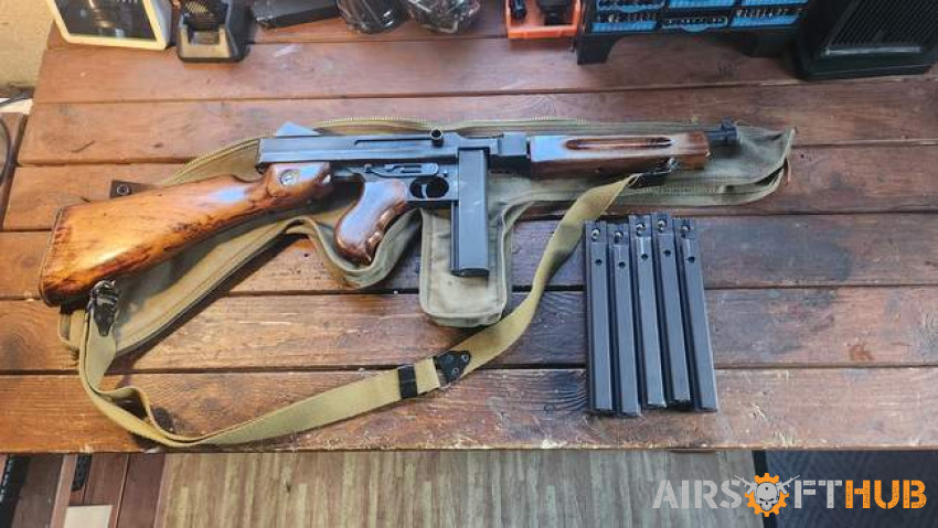 We GBBR Thompson plus X6 mags - Used airsoft equipment