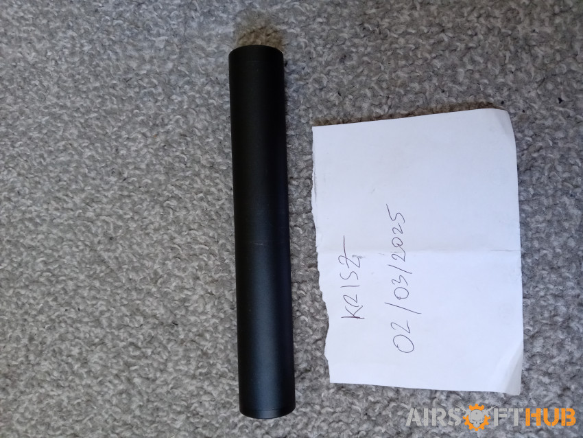 Suppressor with foam inserts - Used airsoft equipment