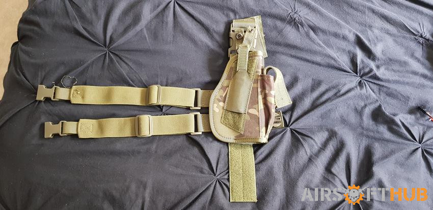 Drop leg holster for pistols - Used airsoft equipment