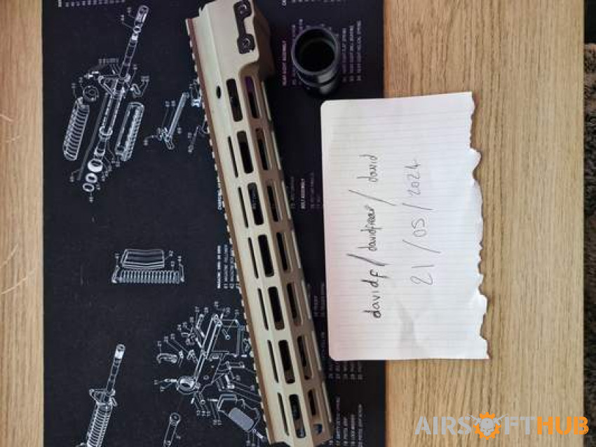 MK16 13.5" Rail System - Used airsoft equipment