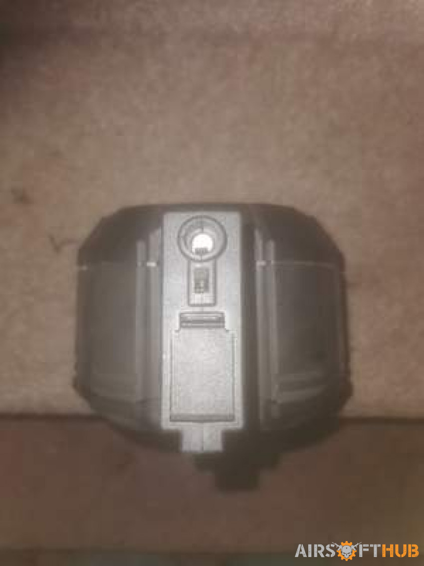 M4 electric wind up drum mag - Used airsoft equipment