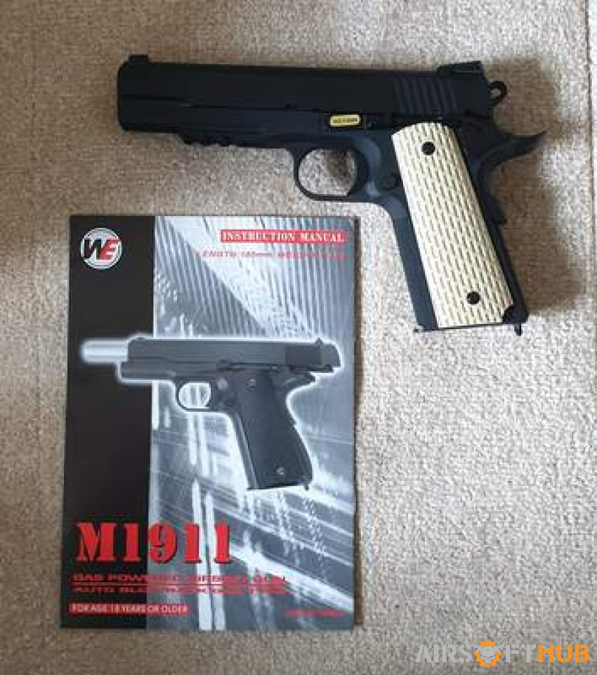 WE "KIMBER" M1911 PISTOL - Used airsoft equipment