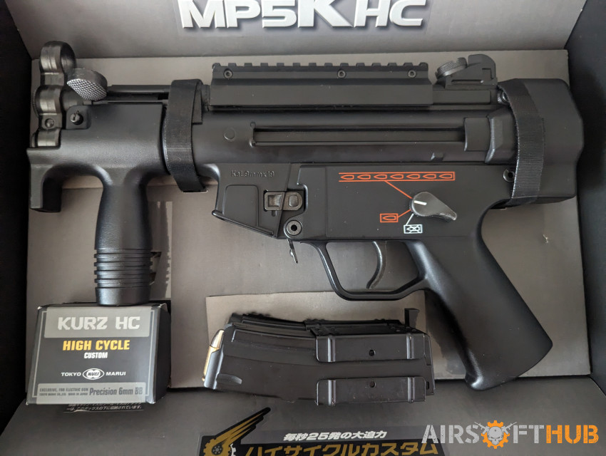 TM MP5K HC with 2 batteries - Used airsoft equipment