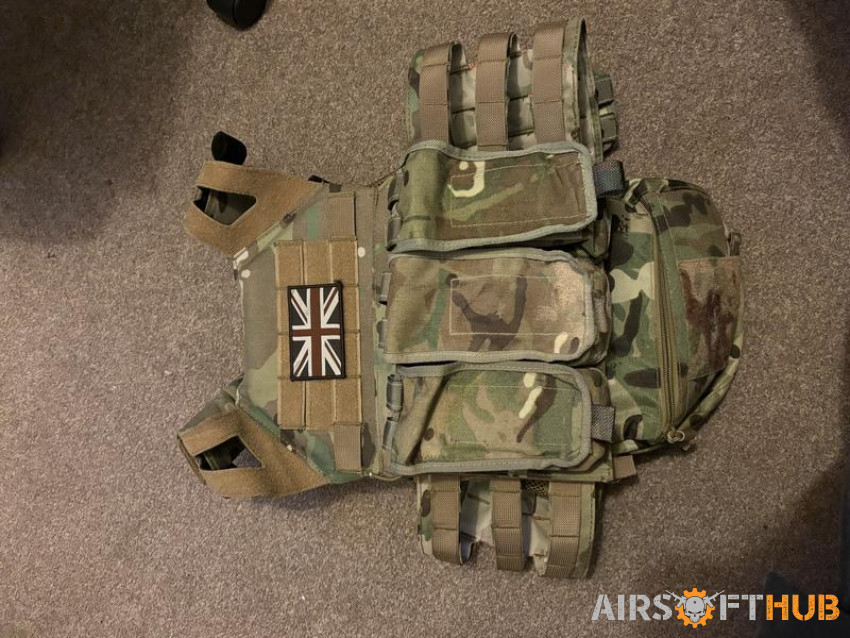 MTP/Multicam Plate carriers - Used airsoft equipment