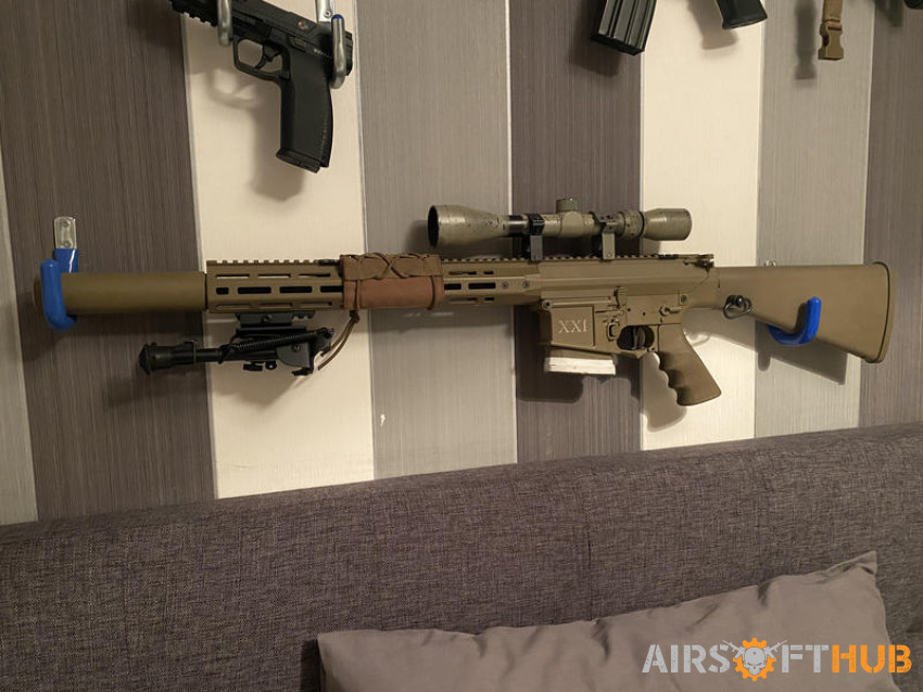 Rapax XXi m4 dmr tan - Used airsoft equipment