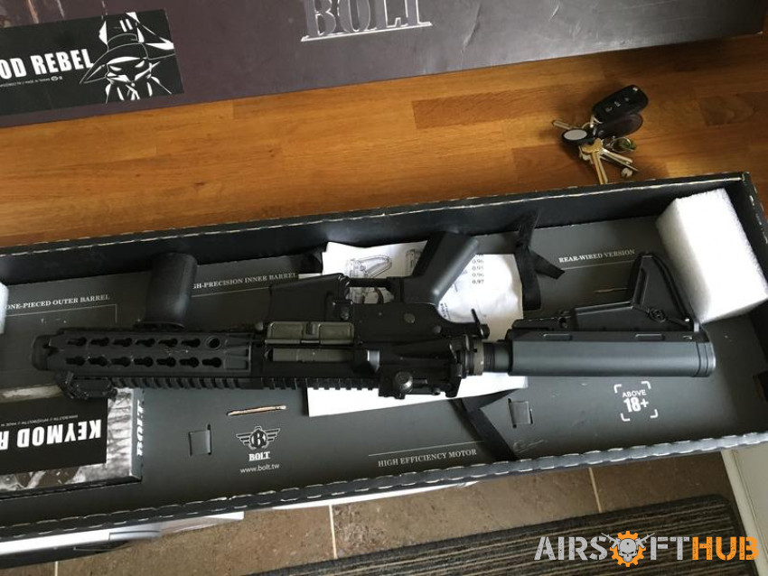 Bolt M4 Keymod Rebel - Used airsoft equipment