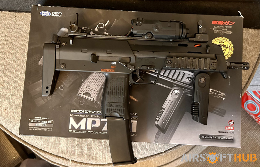 Tokyo Marui mp7 aeg package - Used airsoft equipment