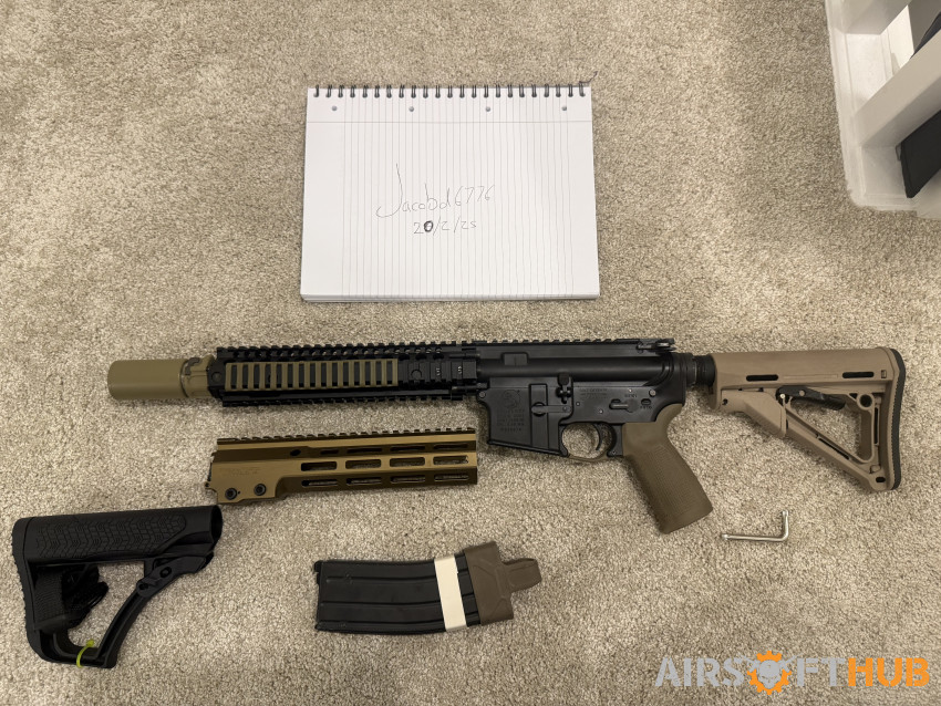 TM MWS MK18 GBBR + Updrades/Ex - Used airsoft equipment