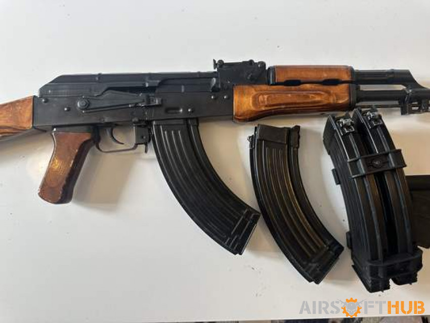 GHK AKM GBB rifle - Used airsoft equipment