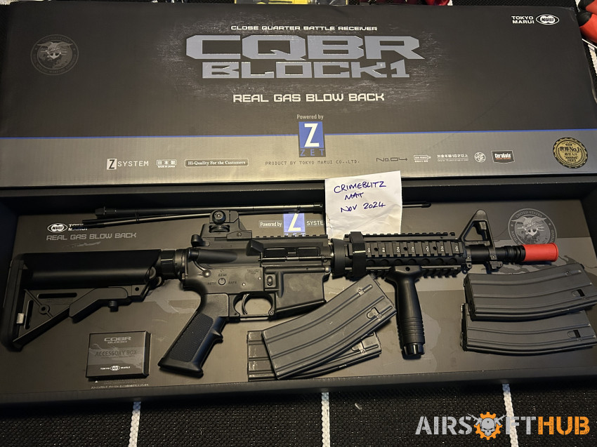 M4 CQBR block1 GBB Tokyo Marui - Used airsoft equipment