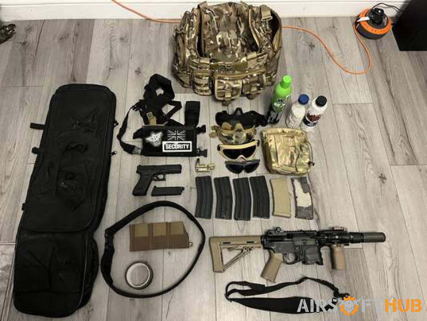 Airsoft kit - Full set up - Used airsoft equipment