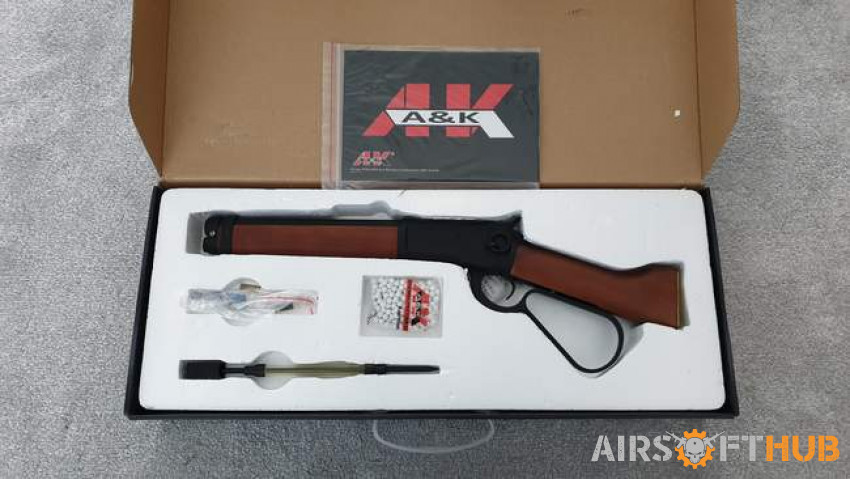 A&K WINCHESTER 1873 MARES LEG - Used airsoft equipment