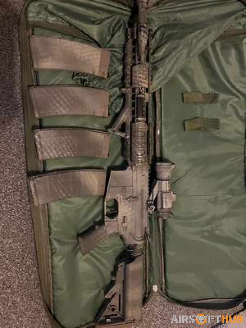 Custom M4 Aeg with Strikeforce - Used airsoft equipment