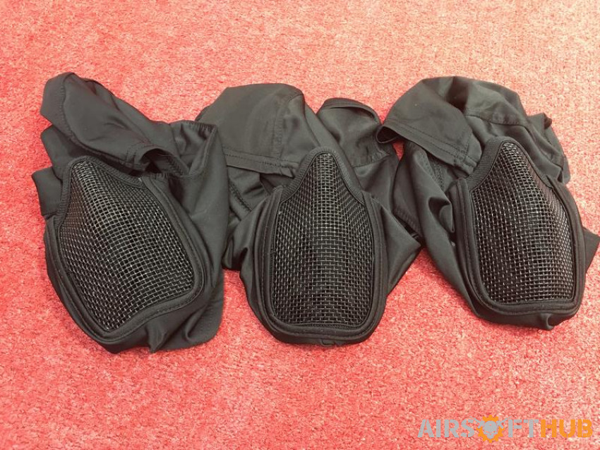 Black mesh balaclava - Used airsoft equipment