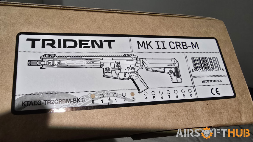 New Krytac Trident Mk2 CRB - Used airsoft equipment