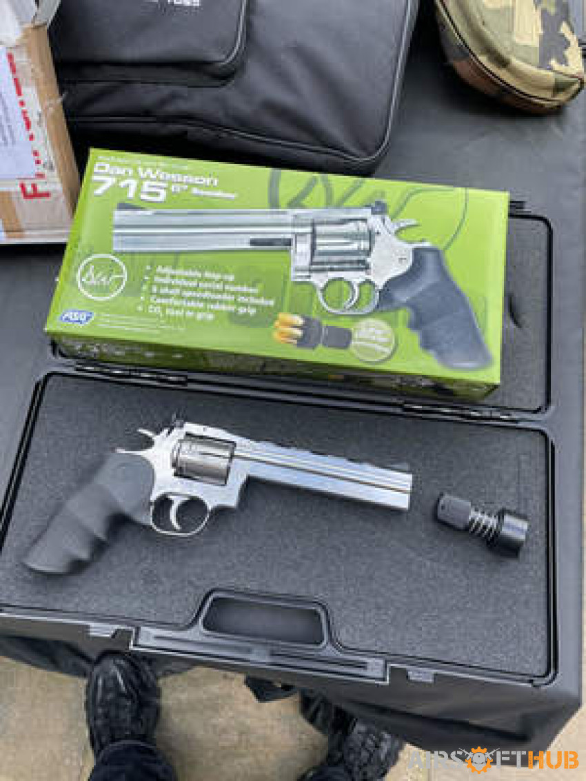 Dan Wesson Revolver 6" Silver - Used airsoft equipment