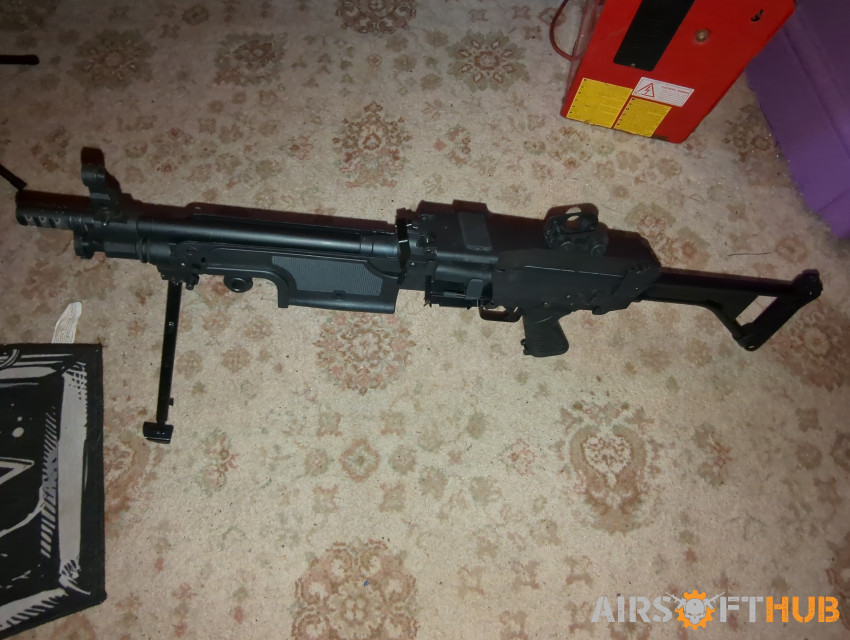 SOLD A&K M249  Polymer - Used airsoft equipment