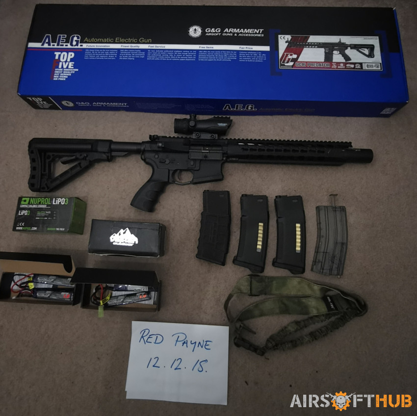 G&G Predator and accessories - Used airsoft equipment