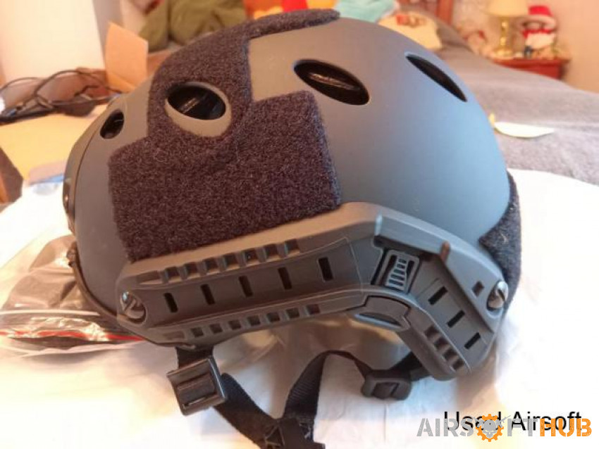 Black PJ Stlye Helmet - Used airsoft equipment