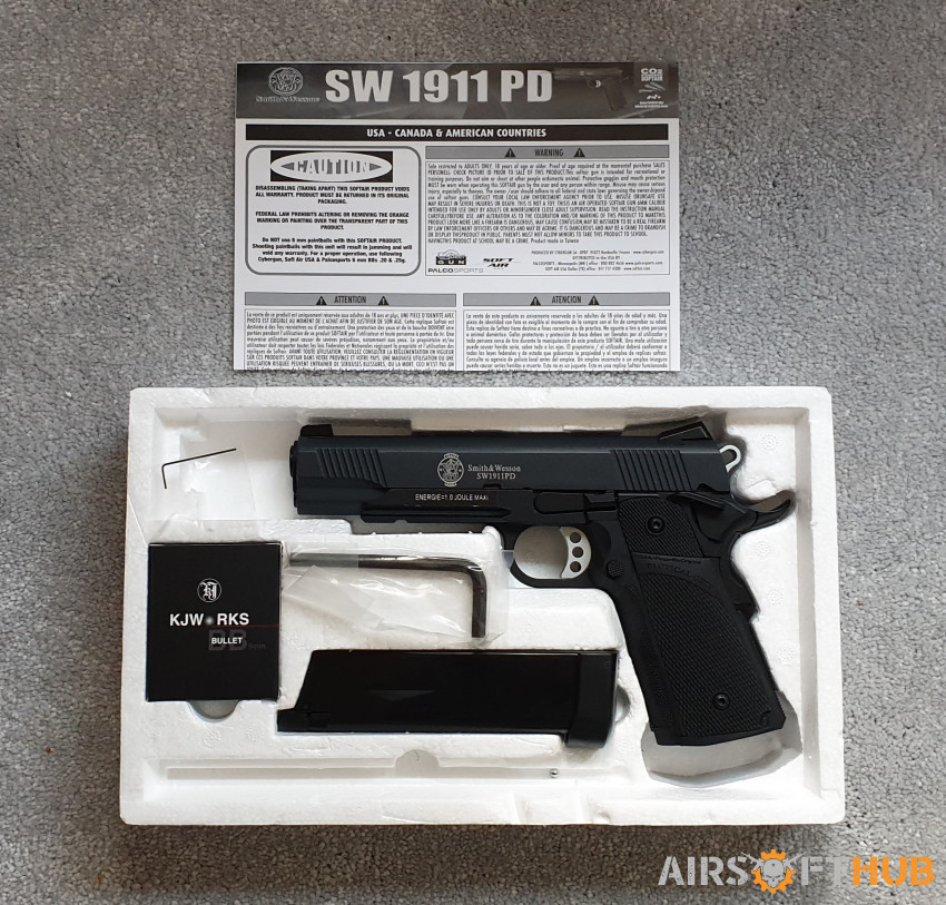 S&W 1911 PD Co2 PISTOL - Used airsoft equipment