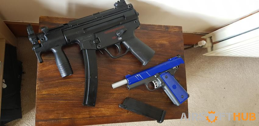 MP5 GBBR and HI CAPA 1911 - Used airsoft equipment