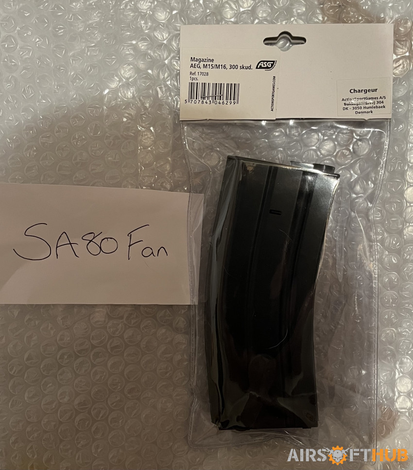 1 LEFT ASG M4 Hi Cap MAGAZINE - Used airsoft equipment