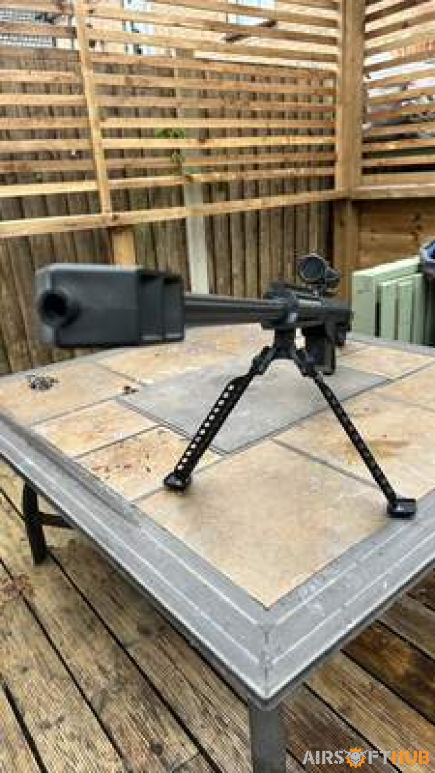 Barrett M82 - With Scope/Bipod - Used airsoft equipment