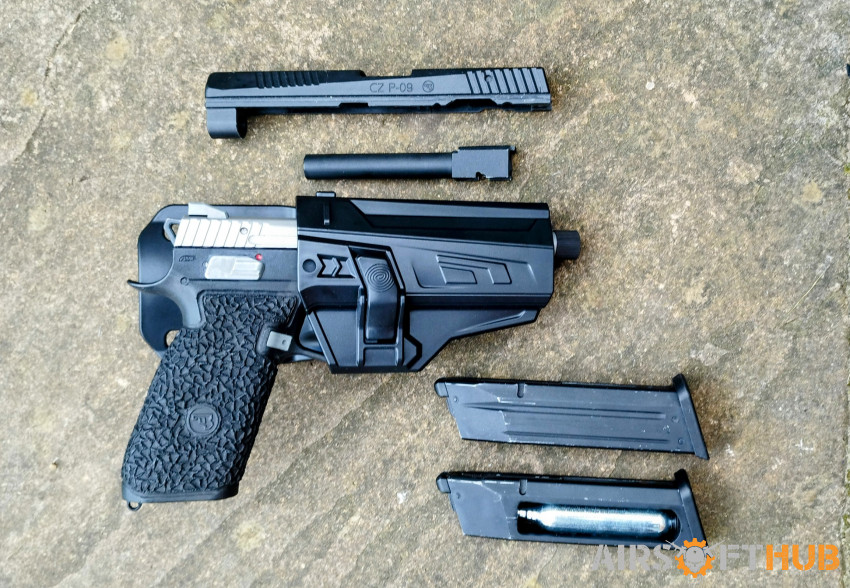 Unique CZ P-09 gas pistol - Used airsoft equipment