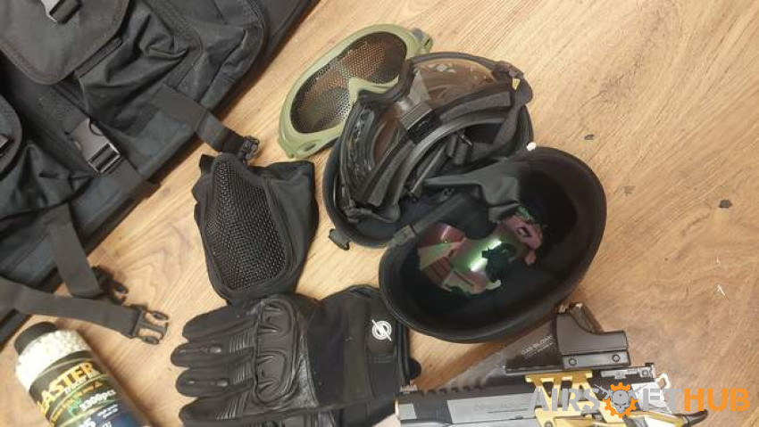 Hi cap and AR bundle plus more - Used airsoft equipment