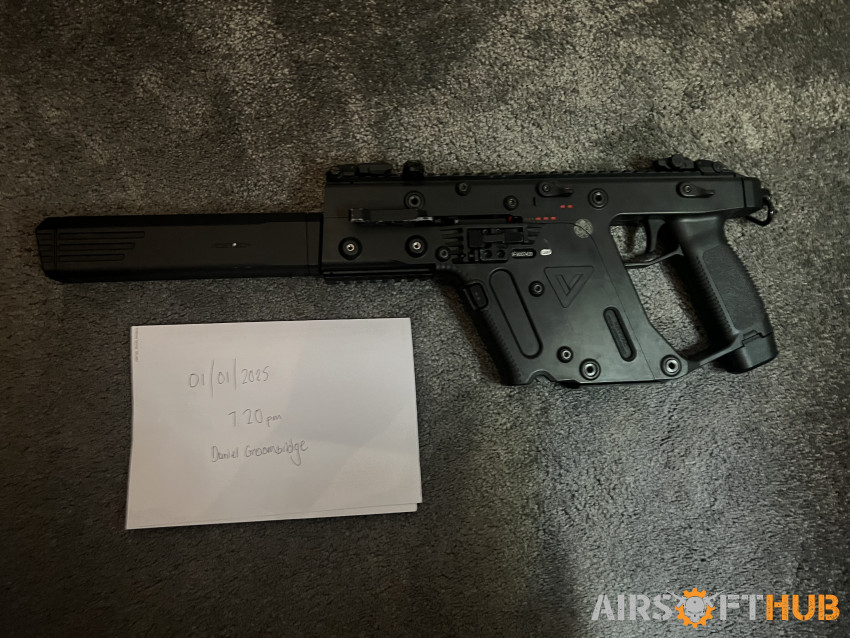 KRYTAC Kriss Vector AEG - Used airsoft equipment