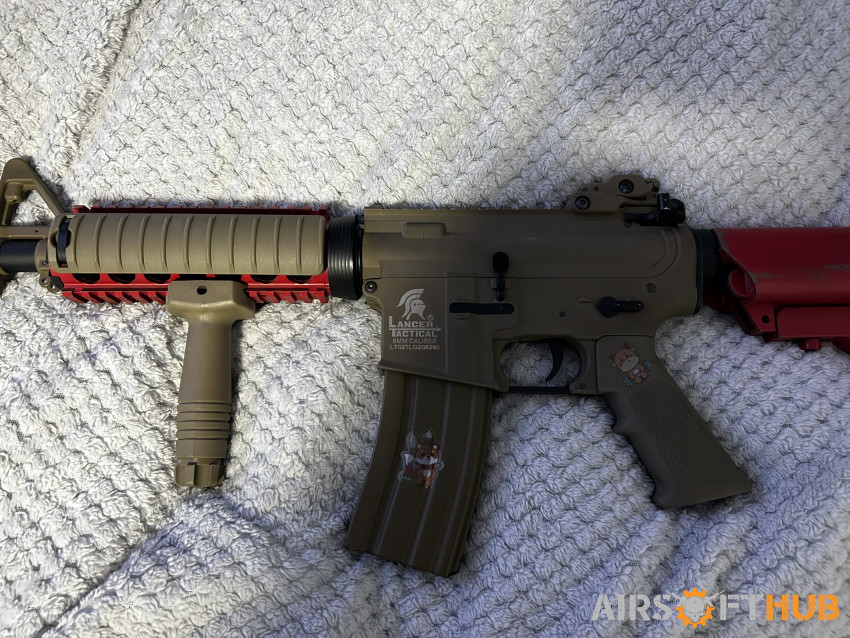 M4A1 RAS AEG, Tan - Used airsoft equipment