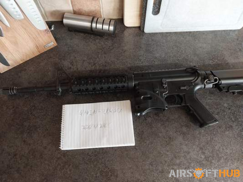 upgraded tm m4 sopmod ngrs - Used airsoft equipment